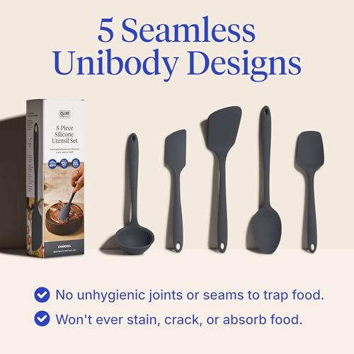 5 Piece Silicone Kitchen Utensils Set (5 Count)