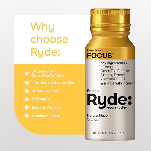 RYDE Focus Energy Shot (16 Fl Oz)