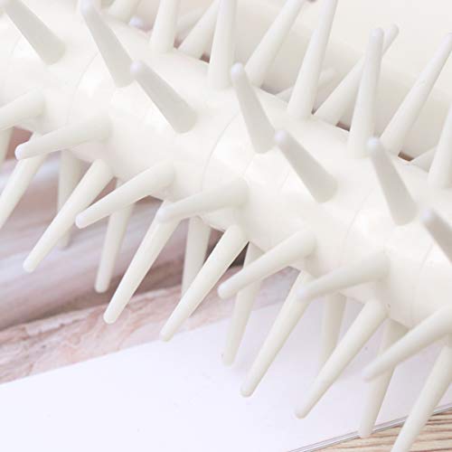 Plastic Pizza Dough Docker Roller 7.87 Inch Baking Spike Roller Pastry Tool Prevents Dough Blistering Even Rising Thin Crust for Pizza and Pastry Preparation