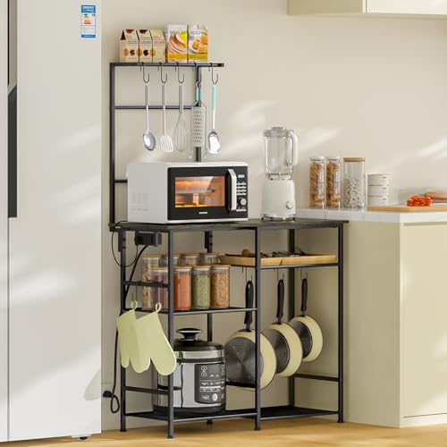 Bakers Rack with Power Outlet