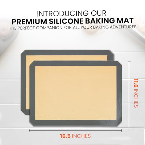 Silicone Baking Mat 2 Pack