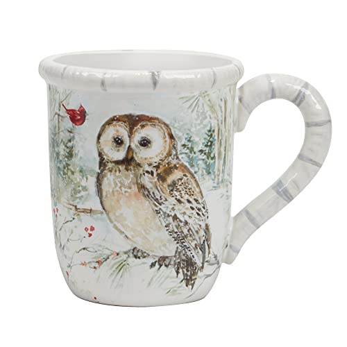 Winter’s Walk Set of 4 Ceramic Mugs (4 Count)