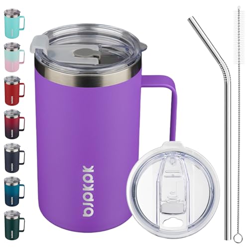 25oz Insulated Coffee Mug with Handle