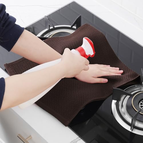 100% Cotton Waffle Weave Kitchen Dish Towels 8 (8 Count)