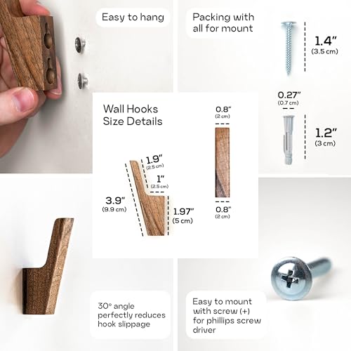 Wall Hooks Set of 4 (4 Count)