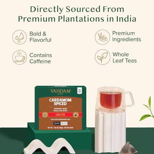 Cardamom Chai Tea Bags (100 Count)