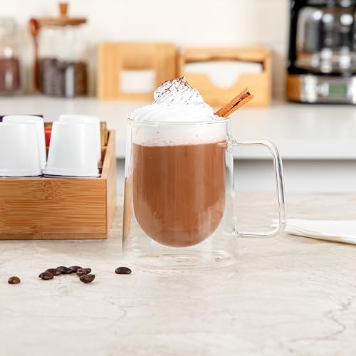 10 oz Professional Glass Coffee Mug (2 Count)