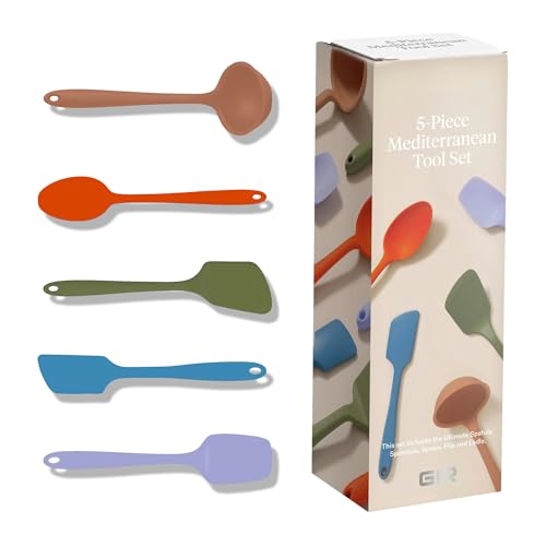 Get It Right 5 Piece Silicone Ultimate Kitchen Utensils Set (5 Count)