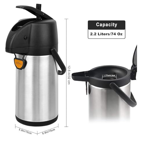 Airpot Coffee Dispenser Thermal with Pump