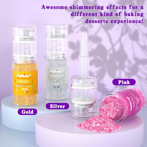 Edible Glitter Spray Set