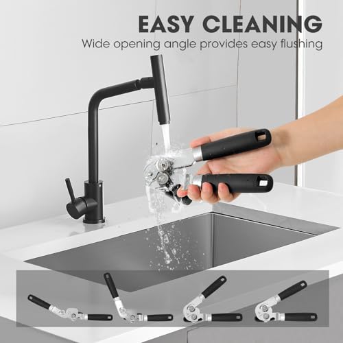 Hand Held Can Opener Manual with Magnet for Home Kitchen