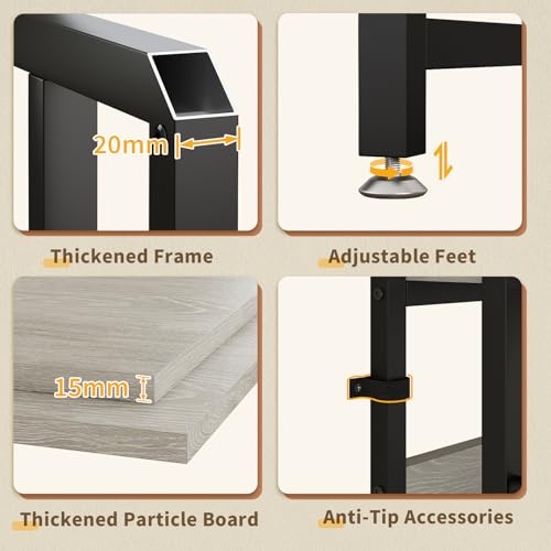 Microwave Stand with Storage