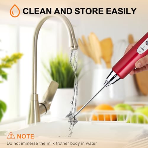 Handheld Milk Frother Wand for Coffee