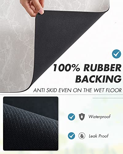 Coffee Mat Hide Stain Rubber Backed Absorbent Dish Drying Mat for Kitchen Counter