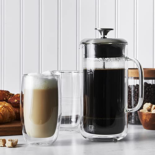 Sorrento Double Wall French Press and Latte Glass (3 Count)