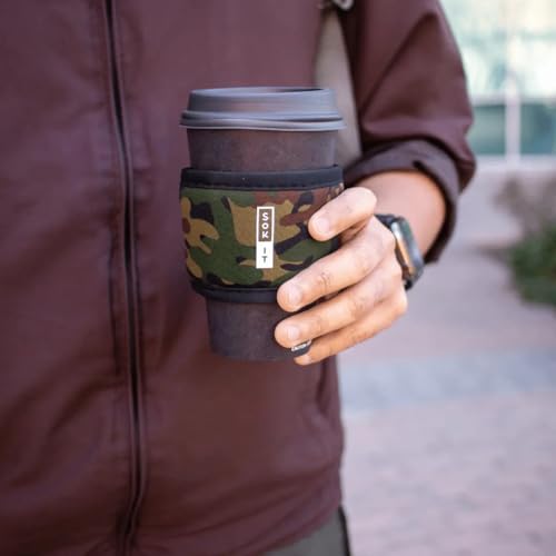 HotSok Coffee & Tea Reusable Insulated Neoprene Cup Sleeve