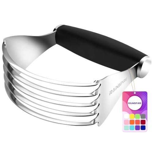 Large Pastry Cutter For Baking Durable Pastry Blender Dough Cutter Black