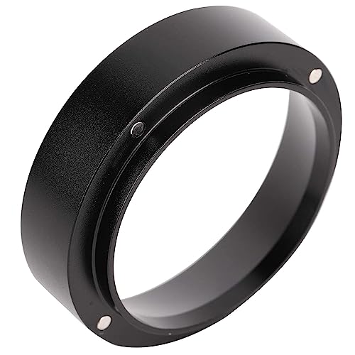 Dosing Rings Aluminum Coffee Powder Dosing Rings Funnel with Magnetic Replacement Coffee Maker Accessory Black