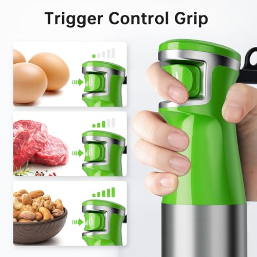 Immersion Blender Handheld Corded Hand Blenders Set 1100W