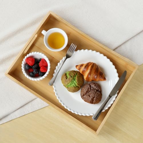 Bamboo Serving Tray with Handles