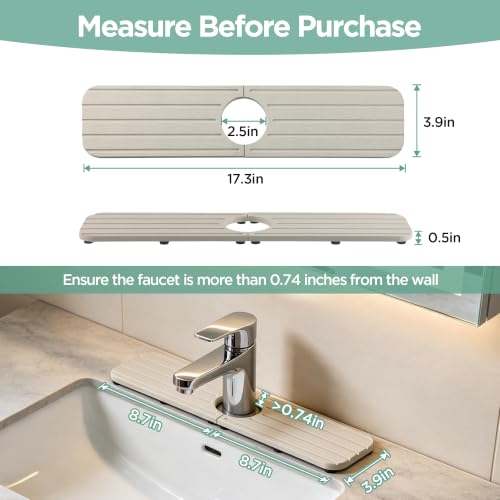 Faucet Mat for Kitchen Sink