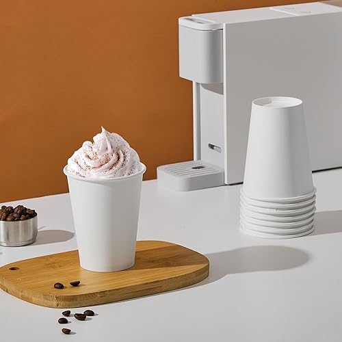 300 Pack 12 oz Disposable Paper Coffee Cup (300 Count)
