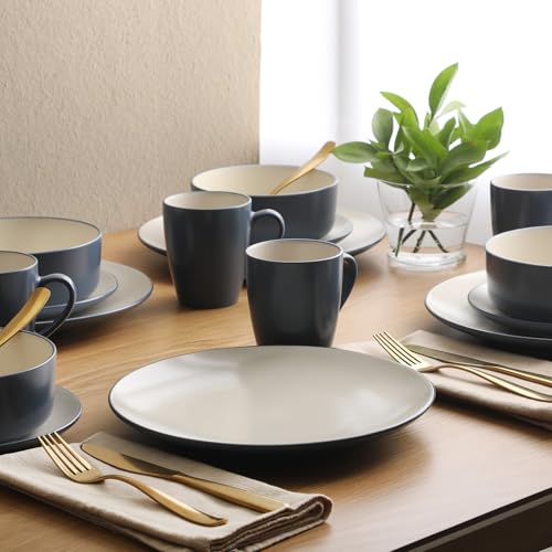 Oxford Blue Plates and Bowls Sets