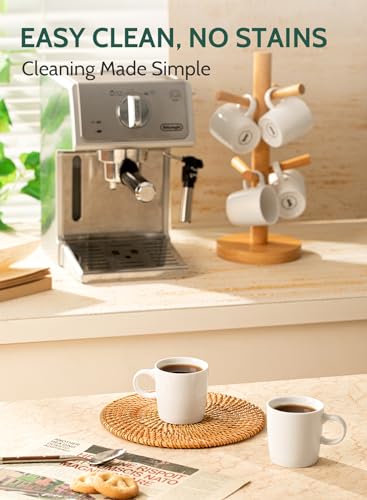 3.5oz Porcelain Espresso Cups Set of 4 (4 Count)