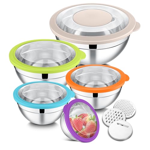 Mixing Bowls with Lids Set of 5 (5 Count)