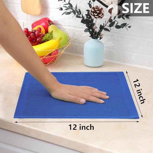 100% Cotton Waffle Weave Kitchen Dish Cloths 18 (18 Count)