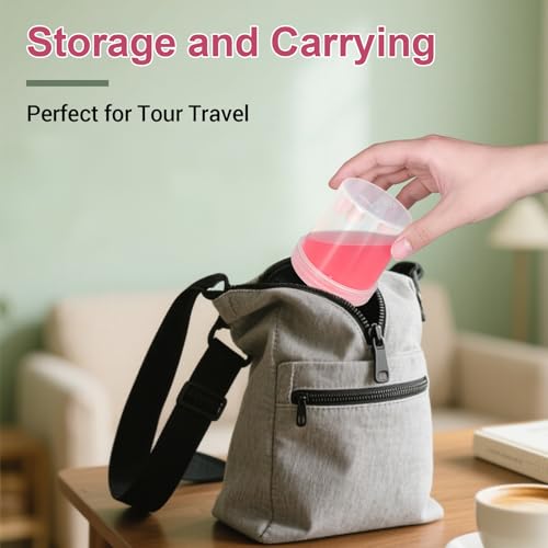 4 Pack 10oz Wide Mouth Travel Containers (4 Count)