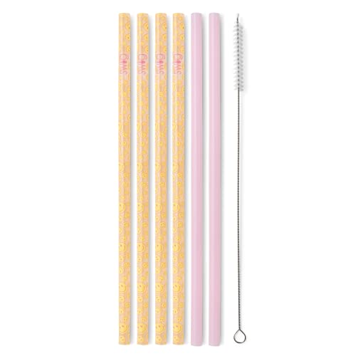 Reusable Straw Set with Cleaning Brush
