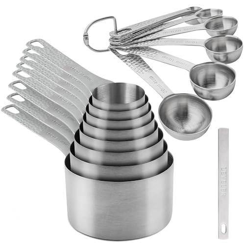 Measuring Cups and Spoons Set 20 for Dry & Liquid