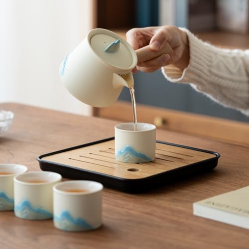 Portable Chinese Tea Set with Carry Bag