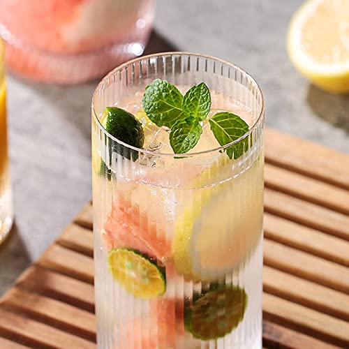 Glass Cups Vintage Glassware Set of 4 Small (4 Count)