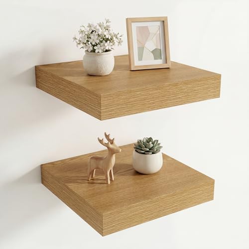 Square Floating Shelves 12x12” Set of 2 (2 Count)