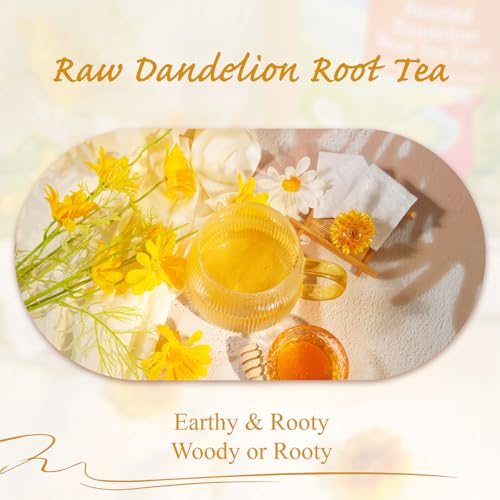 Raw Dandelion Root Tea Bags 100 Count