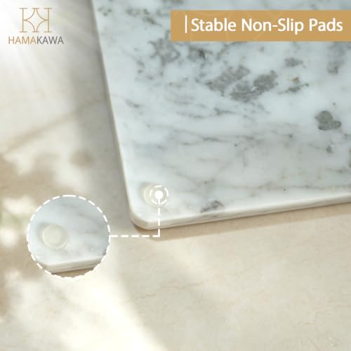 Italian Real Natural Marble Bathroom Vanity Tray 12 inch