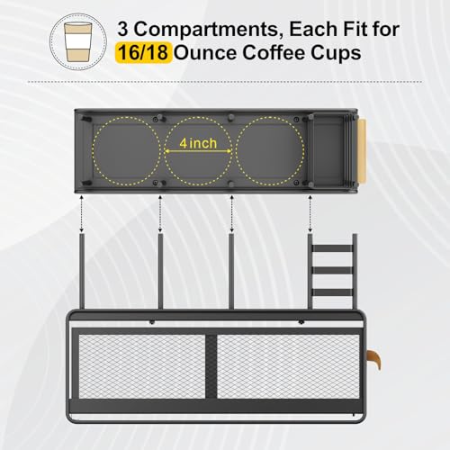 Narrow Coffee Bar Organizer