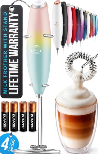 Powerful Milk Frother Wand With Duracell Batteries