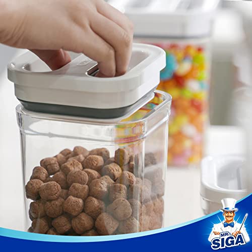 4 Pack Airtight Food Storage Container Set for Pantry Organization (4 Count)