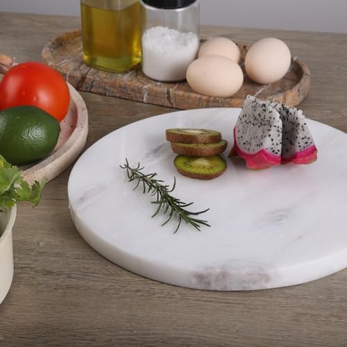 African Round Marble Cutting Board for Kitchen