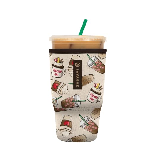 JavaSok Iced Coffee & Cold Soda Insulated Neoprene Cup Sleeve