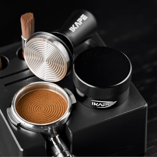 8-IN-1 51MM Espresso Tool Set, Coffee Tamper & Distributor Kit with Magnetic Funnel, Puck Screen, Tamper Station, WDT Tool, Cleaning Brush & Towel for Home Barista
