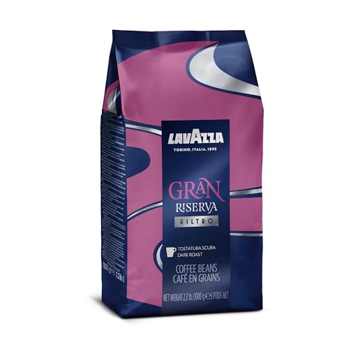 Gran Riserva Filtro Whole Bean Coffee Dark Roast 2.2LB Bag (35.27 Ounce)