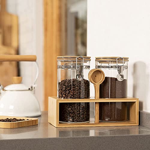 Coffee Container with Shelf (2 count)