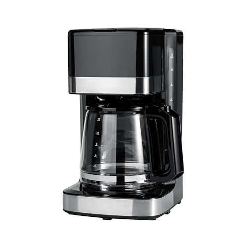 12 Cup Drip Coffee Maker with Glass Carafe