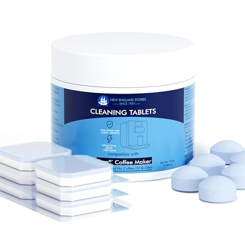 Jura Compatible 30 Cleaning + 30 Descaling Tablets Kit (60 Count)