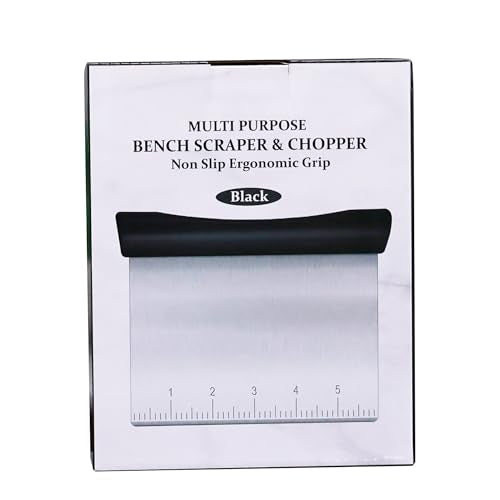 Multi Purpose Stainless Steel Bench Scraper Dough Blender & Pastry Cutter