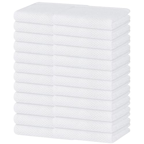 100% Cotton Waffle Weave Kitchen Dish Towels 24 (24 Count)